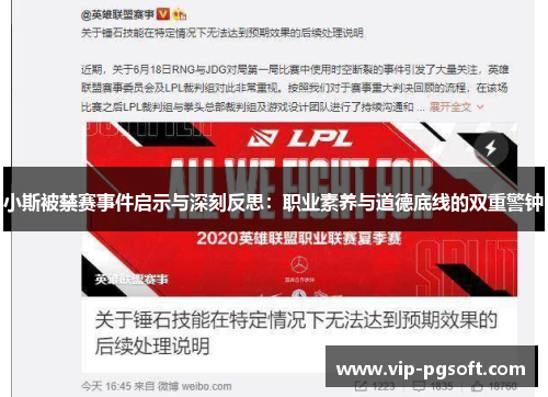 小斯被禁赛事件启示与深刻反思：职业素养与道德底线的双重警钟